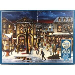 Tis The Season Christmas 500 Piece Jigsaw Puzzle & Poster 24" x 18" Cobble Hill